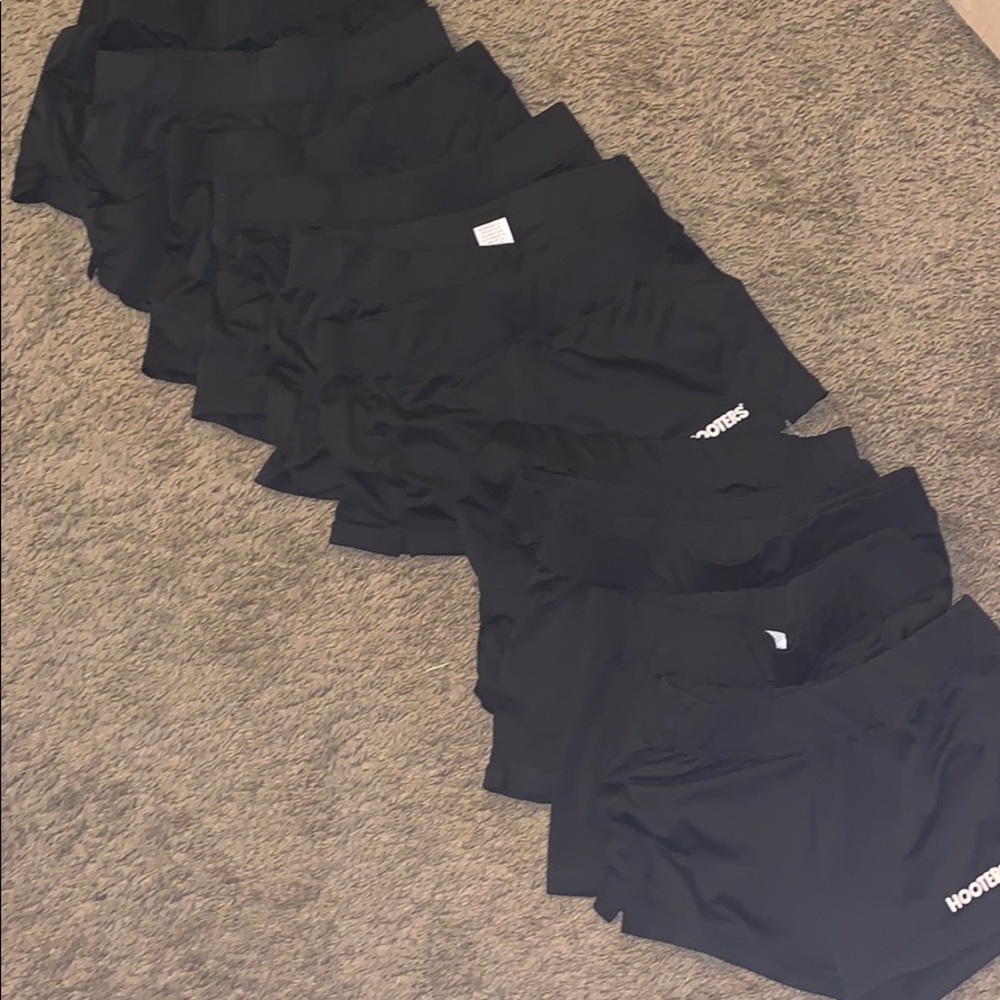 Black Hooters shorts